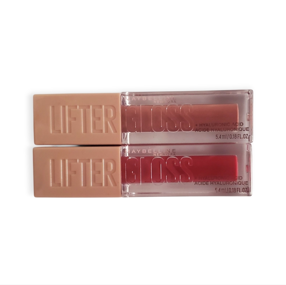 Maybelline Lifter Gloss 004 Silk and 014 Heat Set